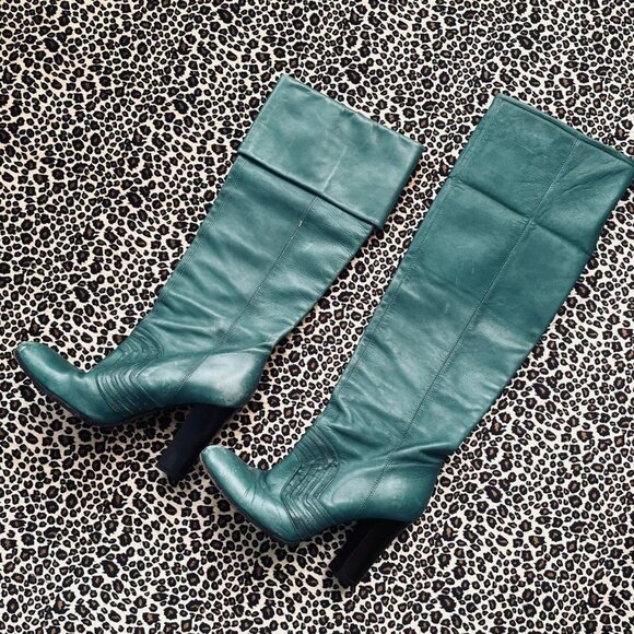 vintage miss sixty Italian leather knee high boots - Picture 4 of 7